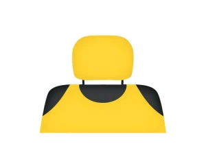 Pokrowce na Zagłówki Samochodowe żółte