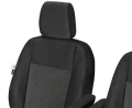 Ford Tourneo Custom do 06.2018 - Miarowe Pokrowce Samochodowe (fotel kierowcy + fotel pasażera) - fotel pasażera - oparcie