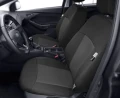 Ford Focus (II, III) - Miarowe Pokrowce na Przednie Fotele - widok w samochodzie