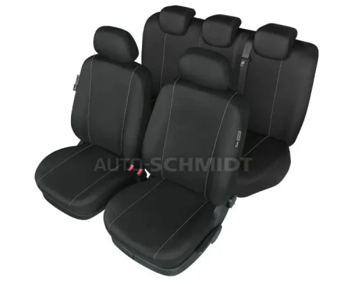 Pokrowce Samochodowe BERLIN M L-XL czarne komplet