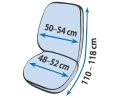 Pokrowce Samochodowe APOLLO M L-XL komplet - wymiary foteli na który będą pasowały pokrowce