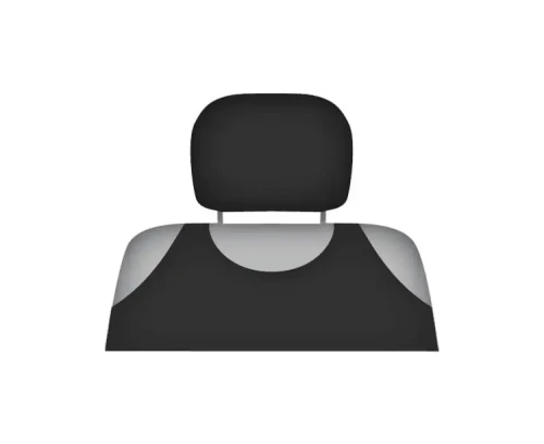 Pokrowce na Zagłówki Samochodowe czarne