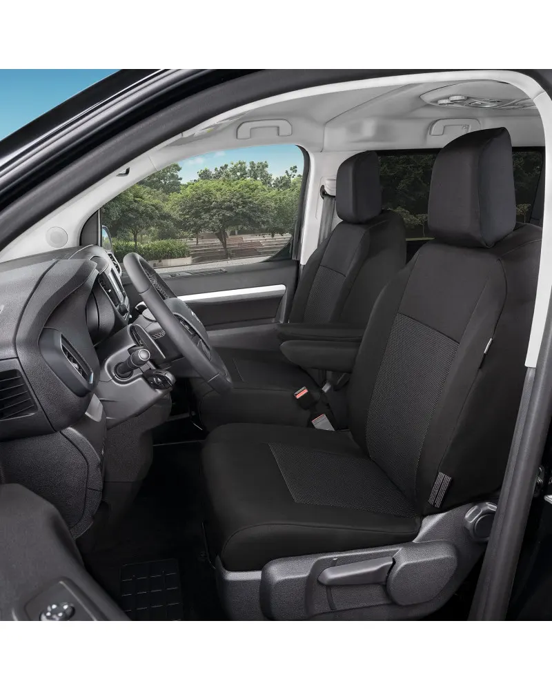 Fiat Scudo III od 2022 - Miarowe pokrowce na fotel kierowcy i pasażera 1+1