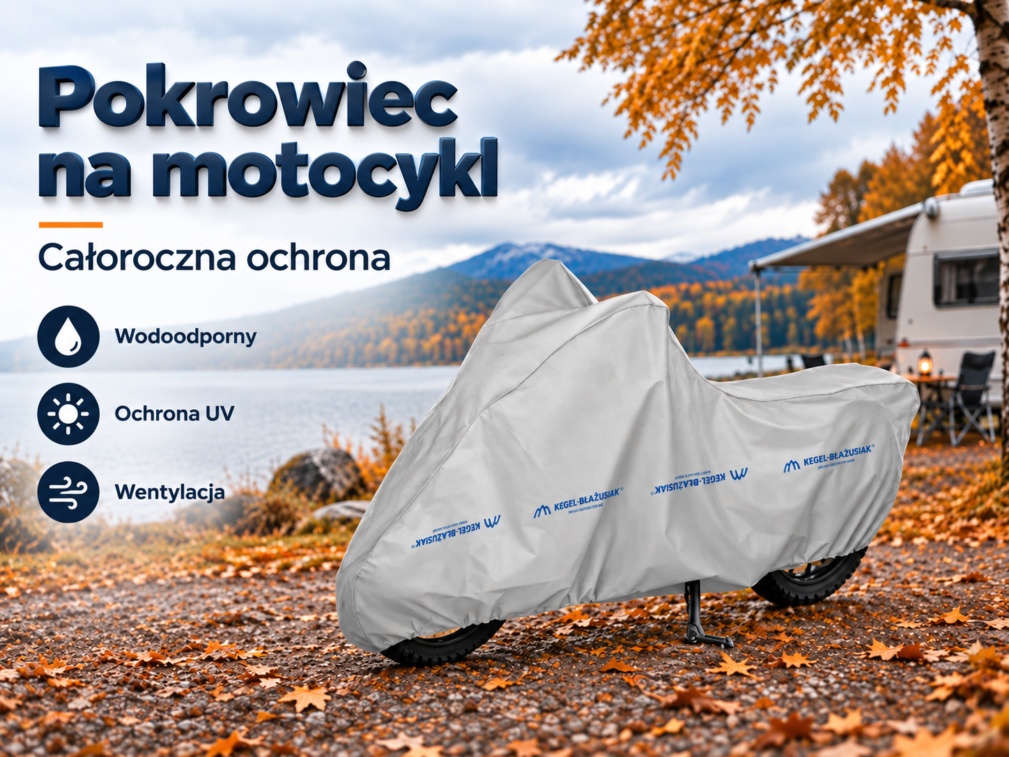 Wodoodporny pokrowiec na motocykl