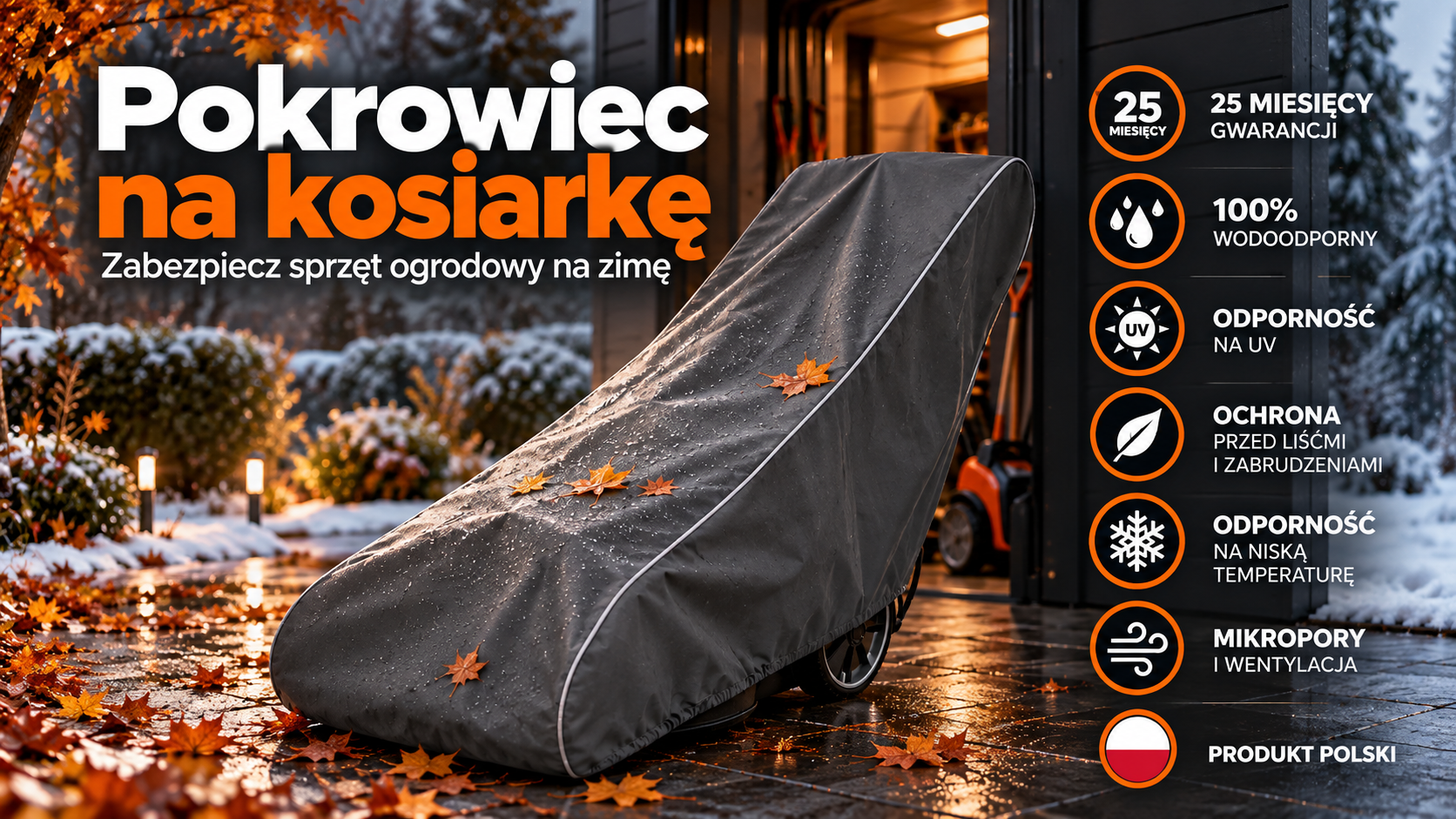 Pokrowiec ochronny na kosiarkę - pewna ochrona twojego sprzętu