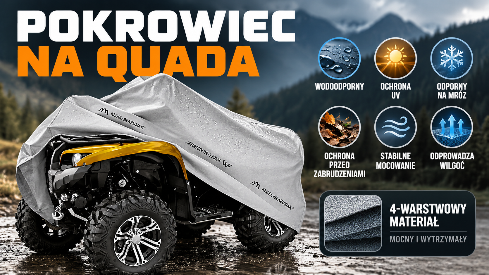 Pokrowiec na quada - ochrona przez cały rok